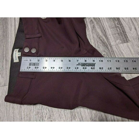 (3/$35) Rewind Stretchy Burgundy Red Pants - Picture 10 of 11